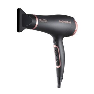 Secador de Cabelos Mondial Preto e Golden Rose 2000W SC-37