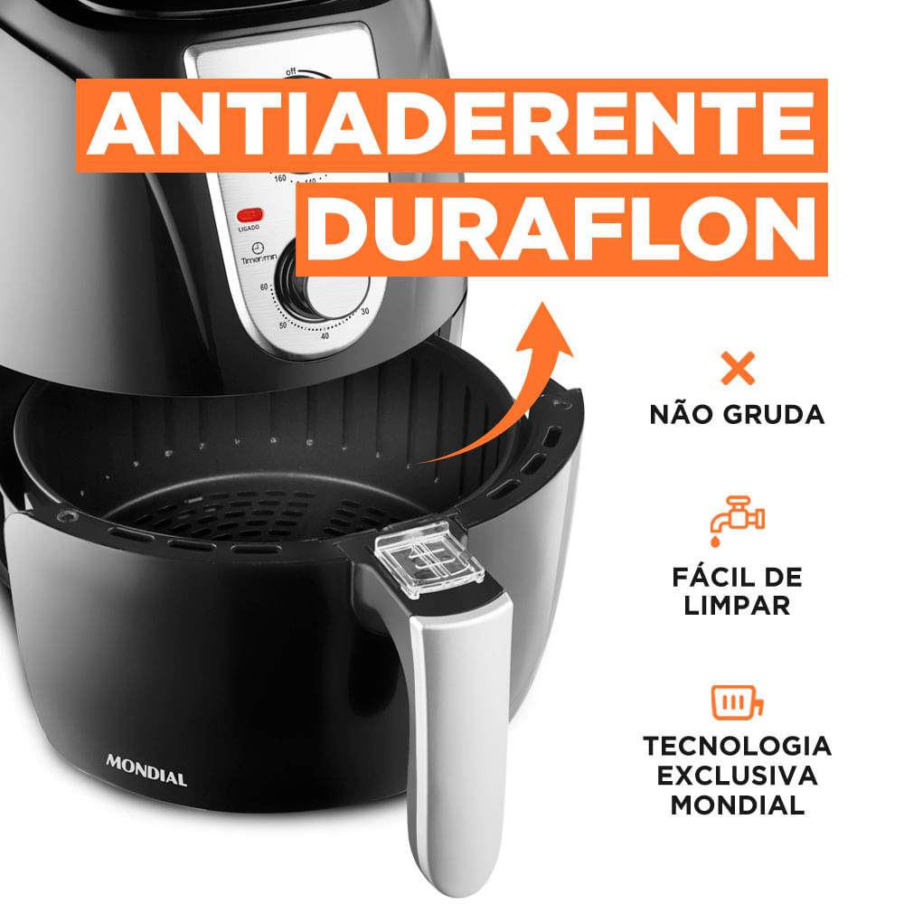 Fritadeira Sem Óleo Air Fryer 3,2L Mondial AF-34