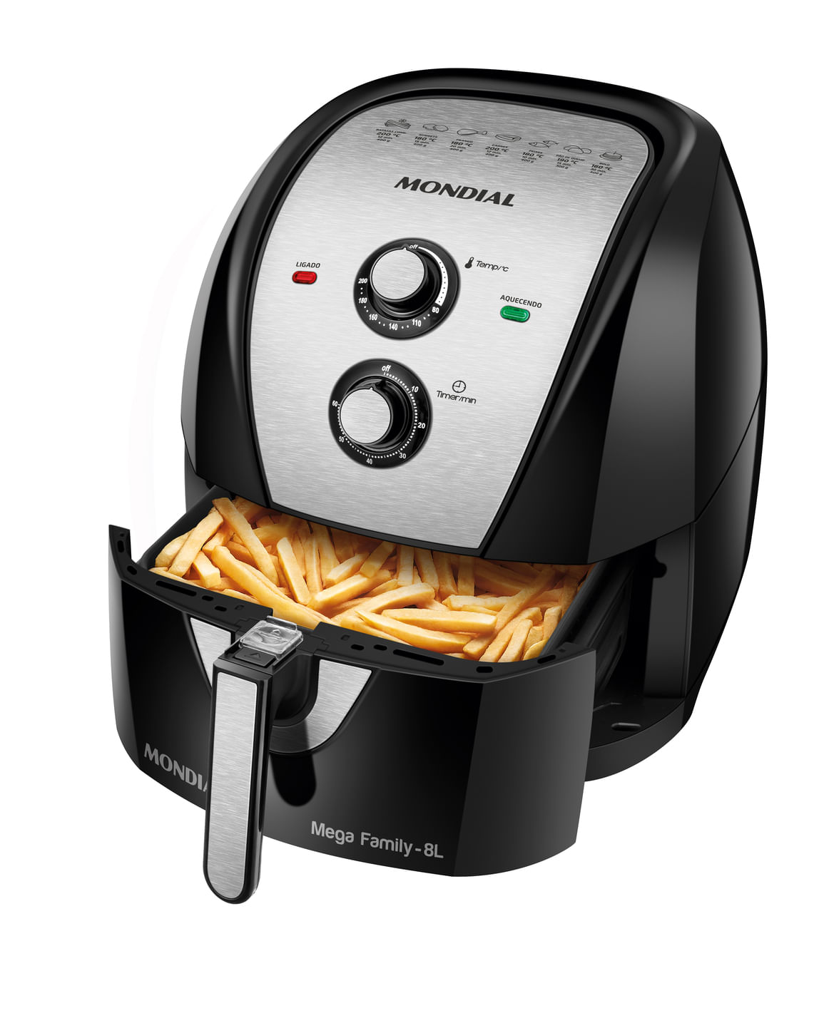 Fritadeira Sem Óleo Air Fryer 8 Litros AFN80BI Mondial