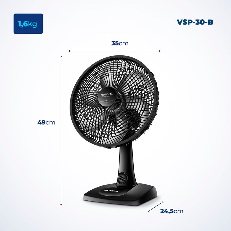 Ventilador De Mesa 30cm Mondial - Mondial