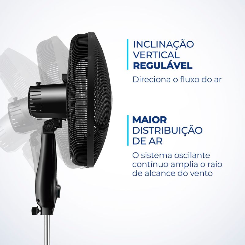 Ventilador De Coluna Mondial - Potência E Estilo