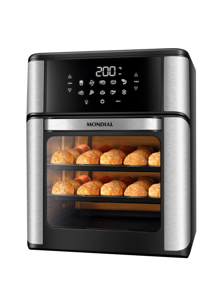 Fritadeira Elétrica Forno Oven 12L Mondial AFO-12L-BI